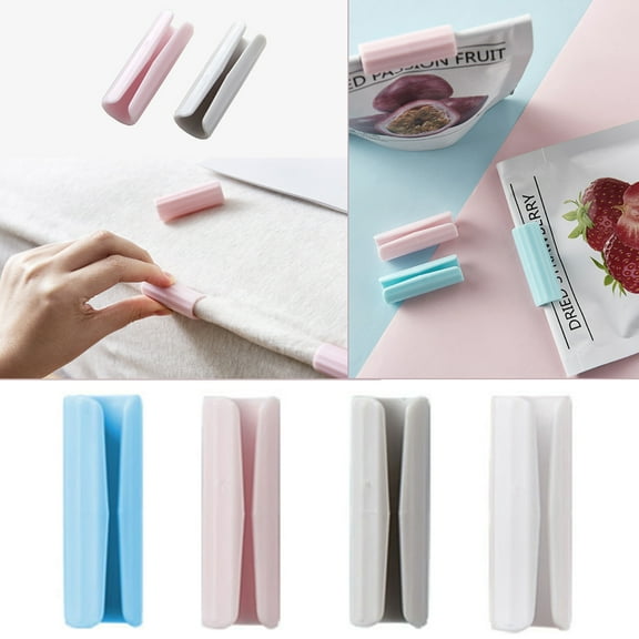 Walbest 12Pcs Plastic Clips Small Lightweight Bed Sheet Non-slip Non-marking Invisible Buckle Clips Quilt Bed Cover Grippers for Bedding
