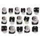 thumbnail image 5 of Kit Surtido De Condensadores Electrolíticos De 400 Uds 24 Valores 1Uf-1000Uf 6,3 V-50 V Con Tomshoo 400 piezas, 5 of 5