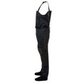 thumbnail image 2 of ONEWES 4-Layer Waterproof Breathable Fly Fishing Waders with Neoprene Stockingfoot Mens Durable Chest Wader-3XL, 2 of 5