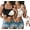 Bm03 B-Black White, variant on Women's Tank Top with Built in Bra Ribbed Camisole Summer Scoop Neck Basic Cami Tanks Undershirt Black-White-Gray-Coffee
