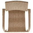 thumbnail image 3 of Manhattan Comfort 2-Piece Genoa Patio Dining Armchair in Nature Tan Weave, 3 of 5