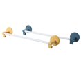 thumbnail image 1 of Estante Multifuncional Para Zapatillas, Toallero Con Ganchos, Soporte Para Toallas De Baño Sin Perforaciones, Soporte De Suspensión Simple, Soporte De Almacenamiento De Pared De Acero Para Baño Vogacara HA025853-01, 1 of 7