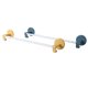 thumbnail image 1 of Estante multifuncional para zapatillas, toallero con ganchos, soporte para toallas de baño sin perforaciones, soporte de suspensión simple, Juegos de accesorios de baño azul + amarillo 2 piezas Toystoory HA025853-01, 1 of 6