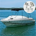 thumbnail image 5 of Five Oceans 2 Bow Marine Bimini Top Set 8 Piece, 1 inch AISI316 Stainless Steel FO367-C4, 5 of 7