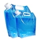 thumbnail image 2 of Contenedor de agua plegable, portador de agua de plástico libre de BPA, bolsa de agua plegable al aire libre para deporte Camping montar montañero, 2 of 8
