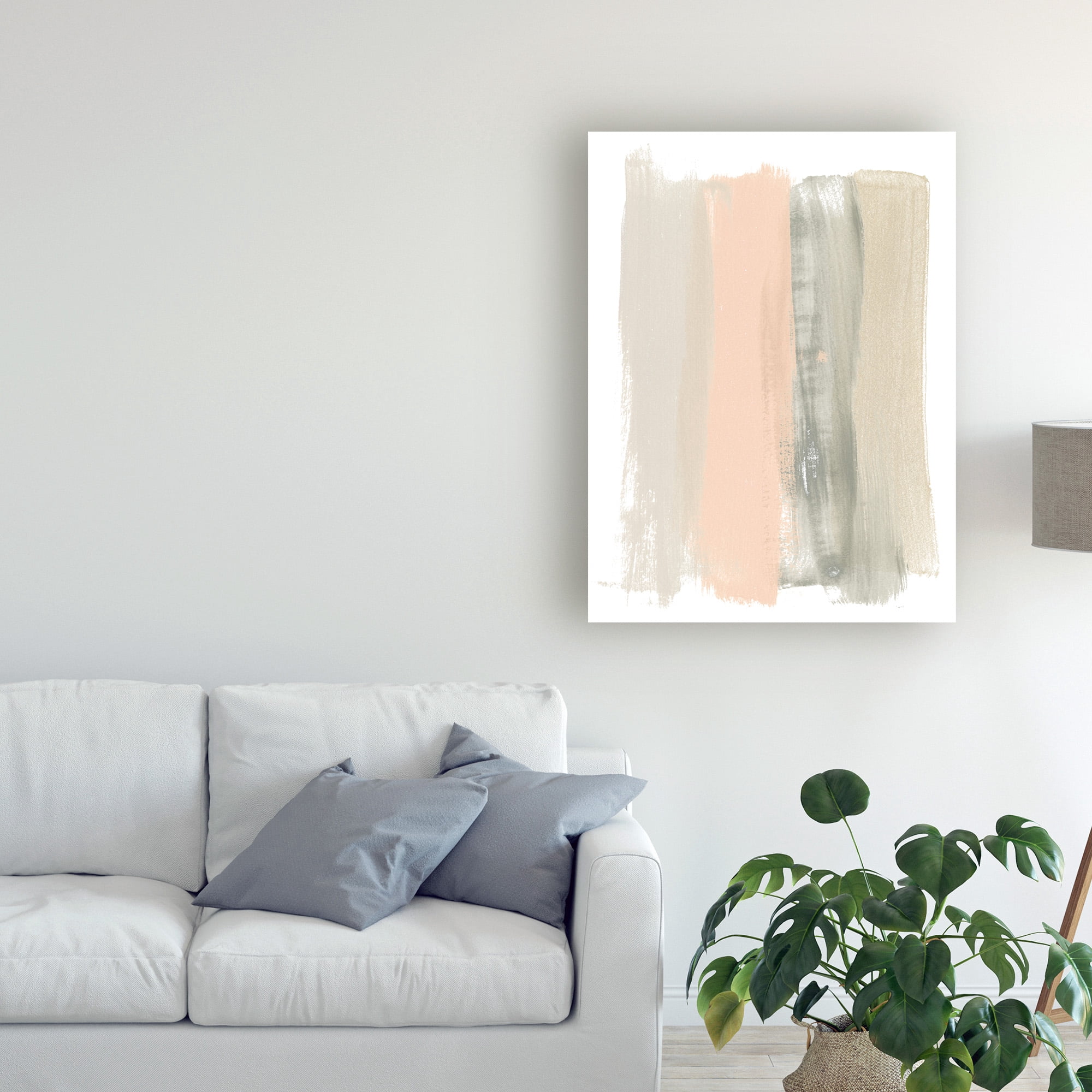 Trademark Fine Art 'Blush Abstract II' Canvas Art by June Erica Vess
