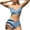 Sky Blue, variant on Sngxgn Women's High Waisted Bikini Swimsuit Drawstring Tie Side Bottom Two Piece Bathing Suit(Red,L)