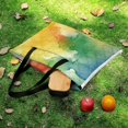 thumbnail image 5 of Colorful Tie Dye Vortex Picnic Blanket Waterproof Outdoor Beach Blanket Hand-held Pad Suitable for Travel, Camping, Beach, Family Gatherings, 5 of 7