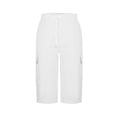 thumbnail image 6 of Delayuji Women's Cargo Pant Short Summer Comfortable Cargo Pants with Multiple Pocket, 6 of 7