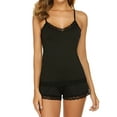 thumbnail image 5 of Sexyfree Women Cami Pajamas Set Lace Trim Sleepwear Sexy Pjs with Shorts Soft Nightwear, 5 of 7