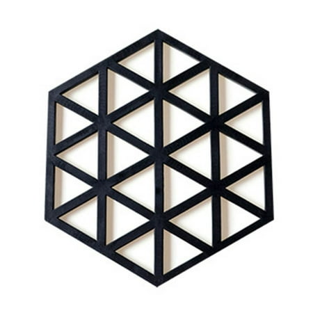 

Taicanon Table Top High Temperature Heat Insulation Pad Double Side Anti Scalding Pad Hollow out Easy to Clean Bowl Pad