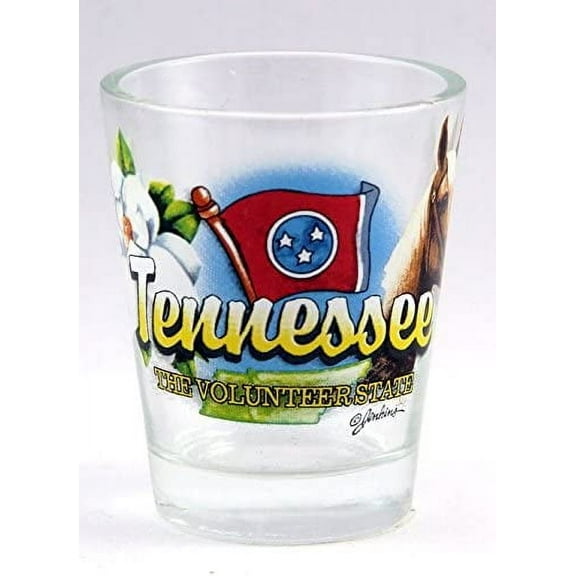 Tennessee Volunteer State Elements Shot Glass