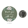 thumbnail image 5 of Koyal Wholeslae Sage Green|Cream Floral Blossoms Wedding, Circle Stickers, Thank You for Celebrating With Us, 40-Pk, 5 of 5