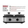 thumbnail image 2 of Chefman RJ15-125-D - Slow cooker - 2.5 qt - 160 W - stainless steel/black, 2 of 3