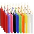 thumbnail image 2 of NhthyT 100-Pack Mini Chime Spell Candles in 10 Solid Colors, 4in Long for Parties, Birthdays, and Ceremonies - Up to 2 Hours Burn Time Multicolor, 2 of 8