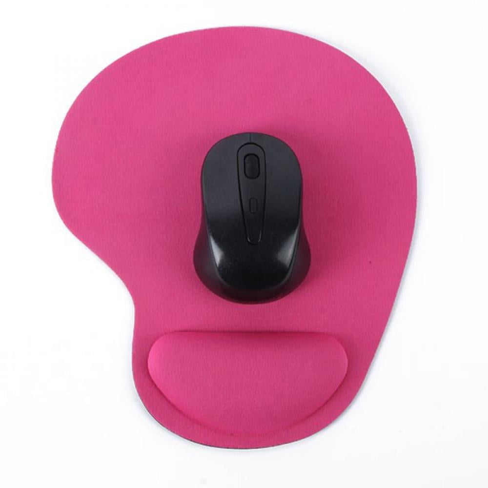 Mouse Pad with Wrist Support Mouse Pad Gaming Rubber Base for Laptop Computer Pink Mousepad Ergonomic Gaming Desktop Gel Mouse Pad-Non Slip Mousepad Wrist Rest for Office 