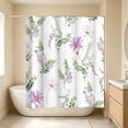 thumbnail image 6 of FastXmas 70 x 70 Inch Shower Curtain Floral Patterns Printed Decoration Waterproof Shower Curtain With Hooks Easily Install Shower Curtain,Machine Washable, 6 of 6