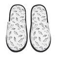 thumbnail image 1 of Fotbe Sea Turtle Pantuflas Peludas para Mujer con Estampado, Zapatillas de Peluche, Zapatos de Invierno para Casa, Uso Interior y Exterior-Large, 1 of 8