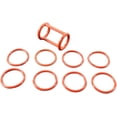 thumbnail image 1 of 9 Pcs Anneaux d'Étanchéité Rouges Accessoires Joints en Caoutchouc Bagues d'Articulation Raccords de Machines à Crème Glacée Molle ZM168, 1 of 4
