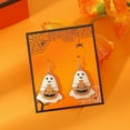 WalGRHFR Halloween Earrings Pumpkin Head Oil Drop Earrings Cartoon