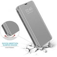 thumbnail image 5 of Mionbel Electroplate Mirror Flip Case with Kickstand for Samsung Galaxy A15 5G, Silver, Pack of 1, 5 of 14
