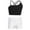 Black&White, variant on Haitryli Kids Girls Gymnastics Outfit Dance Crop Top Sport Bra and Ballet Shorts Short Bottoms Set Black 14