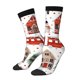thumbnail image 1 of Fotbe Christmas Houses Calcetas Largas con Estampado para Hombre y Mujer – Calcetas de Compresión Transpirables y Elásticas, Viajar y Uso Diario Talla 5-11, 1 of 6