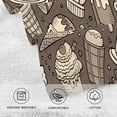 thumbnail image 4 of SKYSONIC Ice Cream Brown Ultra Soft 2 PCS Towel Set, Highly Absorbent Hand Towels, 16"x28" Cotton Towels for Bathroom Hotel Gym Travel, Ideal for Daily Use, 4 of 7