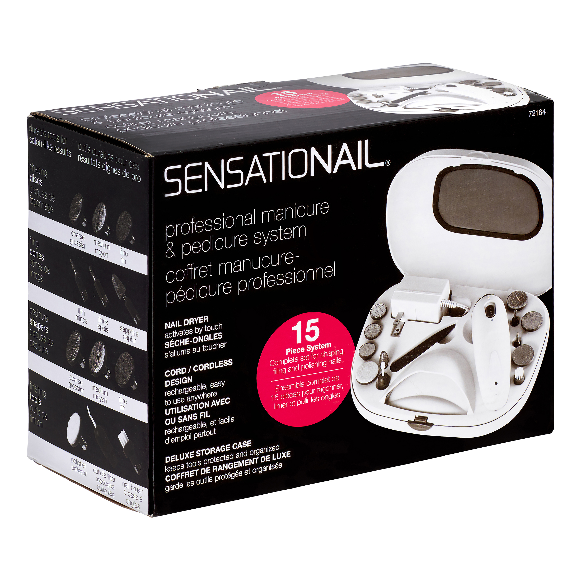Sensationail Manicure & Pedicure Nail Dryer Kit (White), 15 Pieces - image 4 of 7