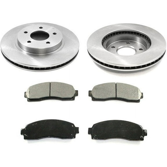 Front Brake Pad and Rotor Kit - Compatible with 2005 - 2006 Chevy Equinox