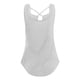 thumbnail image 3 of Playeras,Blusas y Tops,Ropa para Mujer Workout Tank Tops Camisola sexy informal de color sólido para mujer Chaleco sexy (Grey, L), 3 of 5