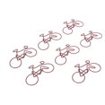 thumbnail image 2 of Dekaim 100 Uds Clips De Papel Multiusos Lindo Forma De Bicicleta Proceso De Galvanoplastia Mini Clips De Papel De Metal Para El Hogar Escuela Oficina, 2 of 5