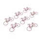 thumbnail image 3 of 100 Clips De Papel, Mini Clips De Papel Multiusos Con Forma De Bicicleta Linda, Proceso De Galvanoplastia, Clips De Papel De Metal Duraderos Y Resistentes Al óxido Para Oficina, Escuela, Hogar, 3 of 14