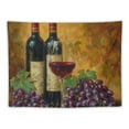 thumbnail image 5 of Orinice Grapes Wine Glasses Tapestry Wall Hanging Unique Style Graphic Tapestries Home Wall Decor Art for Living Room Bedroom Apartment Farmhouse Dorm Decorations 40x60inch, 5 of 6