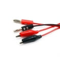 thumbnail image 3 of Bnafes Fuente De Alimentación Clip De Cocodrilo Doble A Conector Banana Cable De Prueba De Audio Y Video 1 M De Longitud 5 Pares, 3 of 4