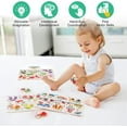 thumbnail image 6 of Wooden Peg Puzzles for Toddlers 1-3,Dinosaur Puzzle for Kids, Montessori Toys for 1-3+ Years Girl Boy,, 6 of 7