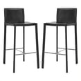 thumbnail image 1 of Safavieh Enzo 30" Bar Stool in Black (Set Of 2), 1 of 1