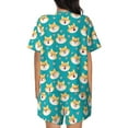 thumbnail image 3 of Xecao Cute Shiba1 print Swimsuit for women, Summer-ready, sporty style.Quick-dry fabric. Many sizes & colors., 3 of 9