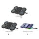 thumbnail image 5 of Inteprter Motor turbocompresor de bajo ruido negro, 6 ventiladores para disipación de calor silenciosa, parte inferior equipada plegable Juegos de teclado y mouse para computadora F32, 5 of 6