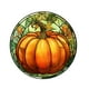thumbnail image 2 of Teissuly Handcrafted Pumpkin Decor Stained Glass Window Hangings,Pumpkin Decoration for Home Garden, Fall Harvest Decor, Thanksgiving or Halloween Decoration Teissuly WER202310160863, 2 of 6