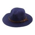 thumbnail image 2 of Sombrero Ala Ancha Paja Hugo para mujer azul oscuro, 2 of 7