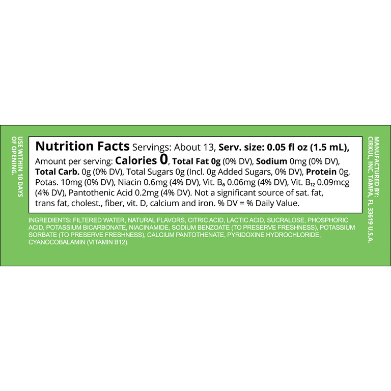 Cirkul LifeSip Strawberry Kiwi Flavor Cartridge, Drink Mix, 1-Pack