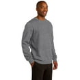 thumbnail image 4 of Sport-Tek ST266 Mens Crewneck Sweatshirt, Vintage Heather - Extra Small, 4 of 6