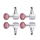thumbnail image 2 of Clavijas de afinación de cuerdas YONGSHENG para ukelele 2l2r afinadores de bloqueo aleación de Zinc Plata y Rojo, 2 of 5
