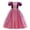 Plum, variant on Kids Girls Princess Long Maxi Puffy Dress Halloween Christmas Cosplay Fancy Dress up Birthday Party Carnival Evening Pageant Prom Ball Gown