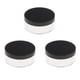 thumbnail image 1 of 3 piezas Capacidad 50 g 1,8 oz Contenedor compacto suelto de plástico reutilizable vacío DIY Negro, 1 of 9