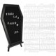 thumbnail image 2 of Halloween Party Supplies Coffin Shaped Massage Board Memo Board Home Decoration 40X28cm 1 Set, 2 of 5