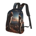 thumbnail image 2 of Daiia Pyramid Desert Cat School Backpack for Men and Women Lightweight Backpack Durable Backpack Water-Resistant,Travel,Work Bag, 2 of 9