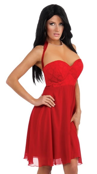 red dress halloween