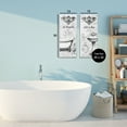 thumbnail image 3 of Stupell Industries Antique French Bathroom Motifs 2 Piece Canvas Wall Art Set design by Lettered and Lined, 30 x 13, 3 of 7